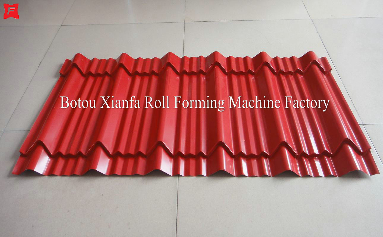 Steptile Glazed Tile Roll Forming Machine
